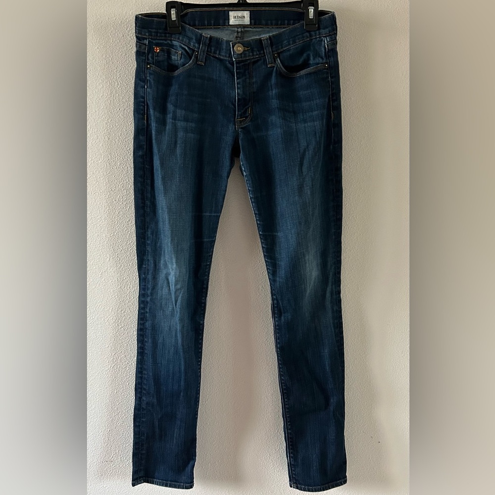 Hudson Colette Mid Rise Skinny Jean Holl Size 30 Made in USA